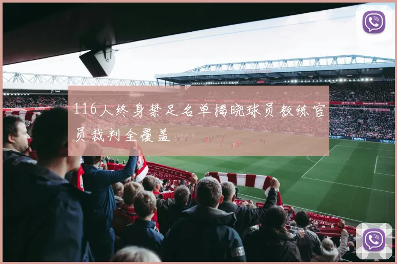 116人终身禁足名单揭晓球员教练官员裁判全覆盖